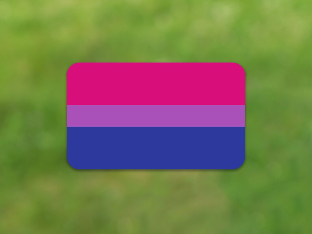 Bisexual Flag Sticker LGBTQ Sticker Queer Sticker Pride Sticker Sticker ...