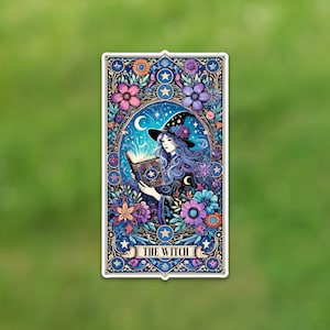 Tarocchi Strega Libri Fantasy Adesivo Libro Adesivo Lettura Adesivo Bookish Ally Bookworm Adesivo Bookish Libri Adesivo Kindle Book-Lovers-Gift