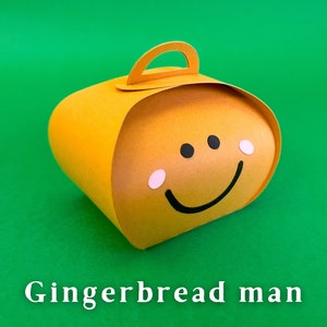gingerbread man candy box