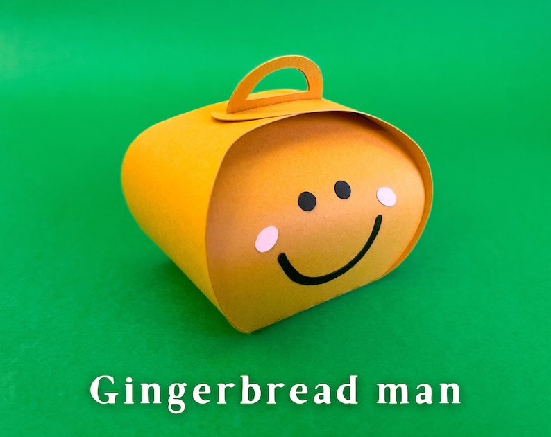 gingerbread man candy box