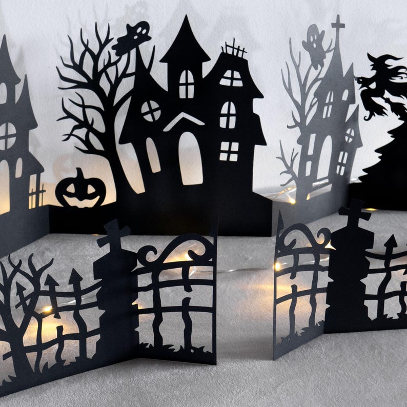 Halloween village