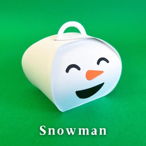 snowman candy box