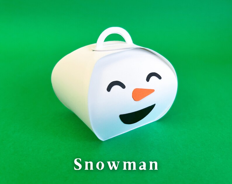 snowman candy box