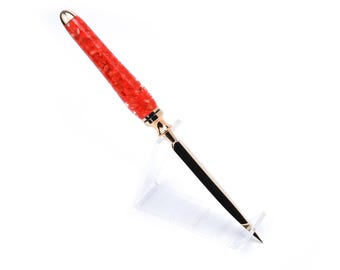 Handmade Letter Opener | MainelyPens by Gallery Leather | Maine Lobster, Wildflower, Wood & Leather Handles | Made in Maine USA | Desk Gift