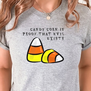 Halloween shirt, Halloween gift, Candy Corn evil, Candy Corn shirt, Family Fall Shirt, Funny t-shirt, fun fall shirt, Halloween candy lover