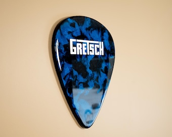 Púa de guitarra Gretsch personalizada para colgar en la pared