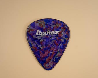 Púa de guitarra Ibanez personalizada para colgar en la pared