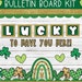 St. Patrick's Day Bulletin Board Ideas Spring March Bulletin Board Kit ...