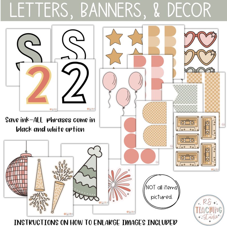 New Year Bulletin Board Kit: 2024 Classroom Decor (digital Download) - Etsy