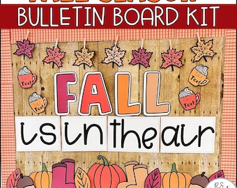 Fall Bulletin Board Kit: Cozy Classroom Decor (Digital Download)