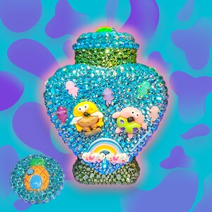 Jellyfishin' Heart-Shaped Stash Jar (5 oz.)