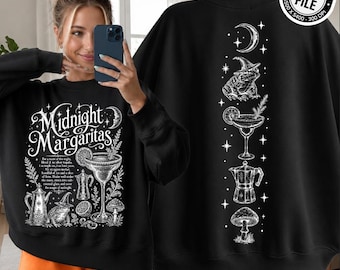 Vintage Midnigh.t Margaritas PNG, Practical Magic Png, Retro Halloween Movie Png, Girls Tequila Pngt, Spooky Season Png