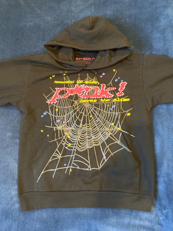 Sp5derピンク！ブラックパーカー - Etsy sp5der p＊nk ブラック
