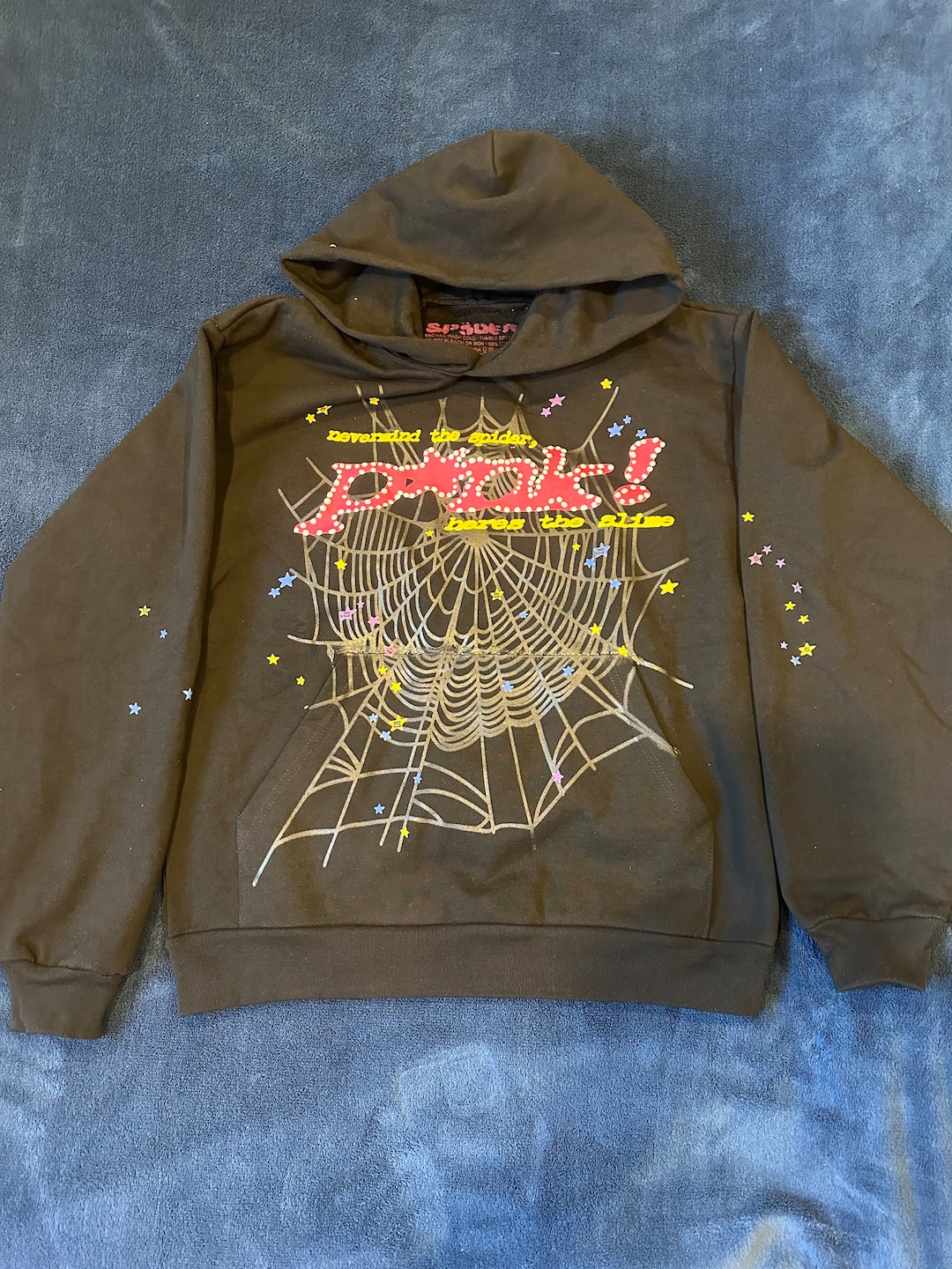 Sp5der Pink! Black Hoodie - Etsy