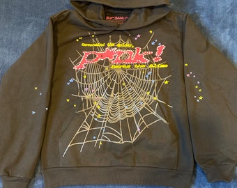 Sp5der OG Web Logo Hoodie スパイダー パーカー Sp5der OG Web Hoodie Heather Grey - FW23 - US