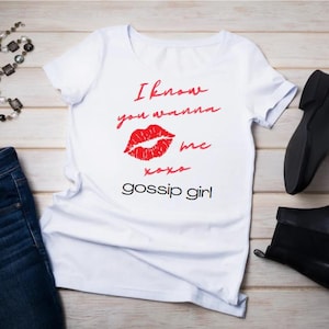 Gossip Girl Shirt Gift, Softstyle T-Shirt, XOXO Gossip Girl, Gossip Girl Fan Shirt, Gossip Girl quote shirt,Blair, Serena, Dan, Nate