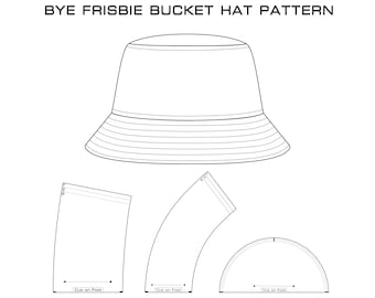 Bucket Hat Sewing Pattern for Beginners to Experts PDF Download with Video Tutorial