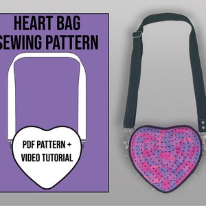 Heart Patchwork Bag - Etsy