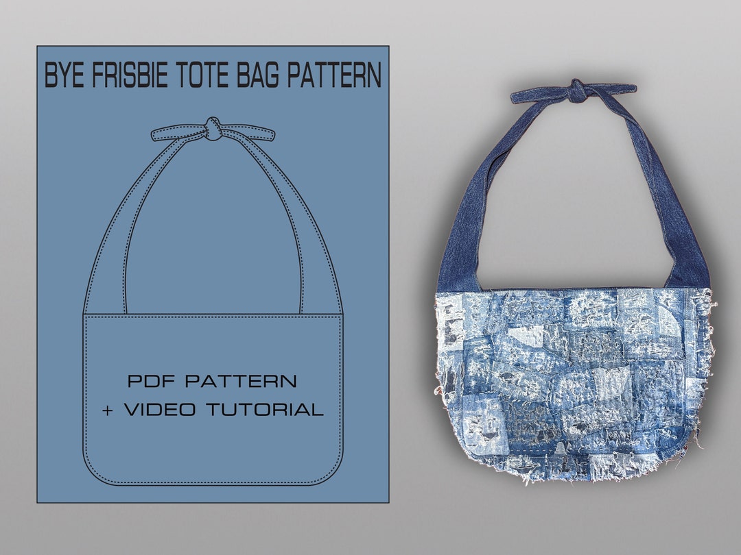 Tsuno Tote Bag Sewing Pattern for Beginners to Experts PDF Etsy