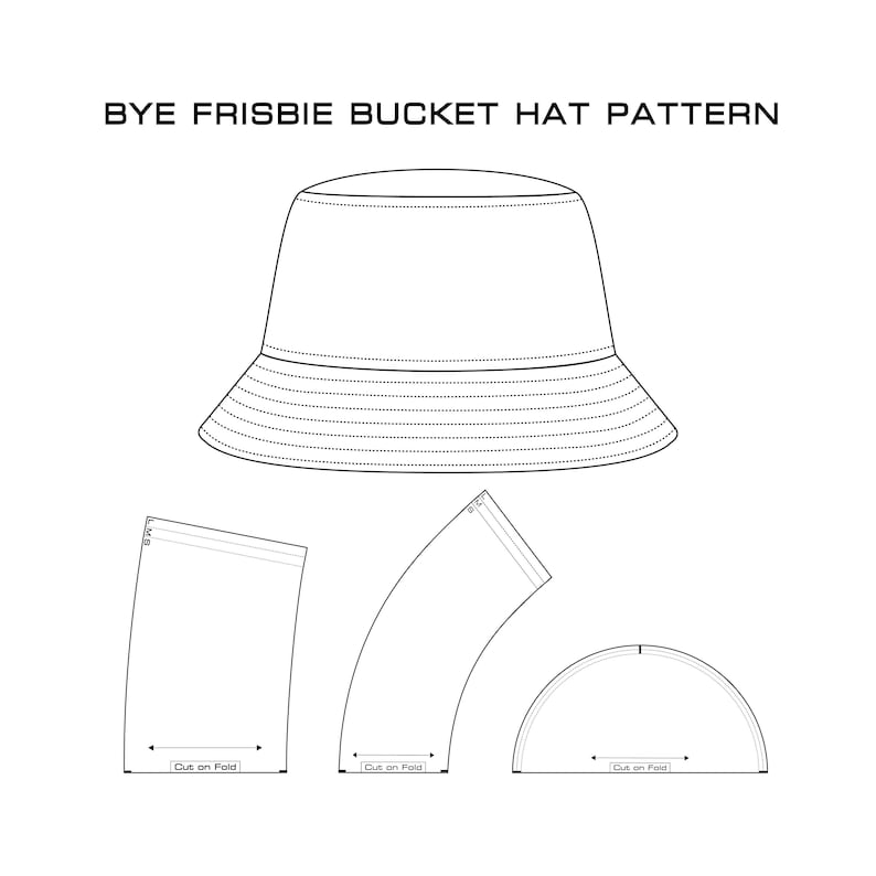 Bucket Hat Sewing Pattern for Beginners to Experts PDF Download With
