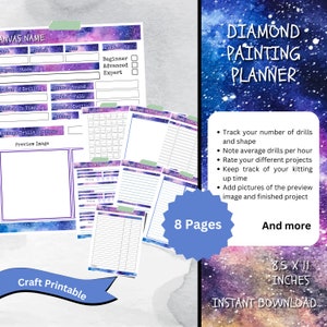 Diamond Painting Log Book – KDP Interior Graphic by graphinize