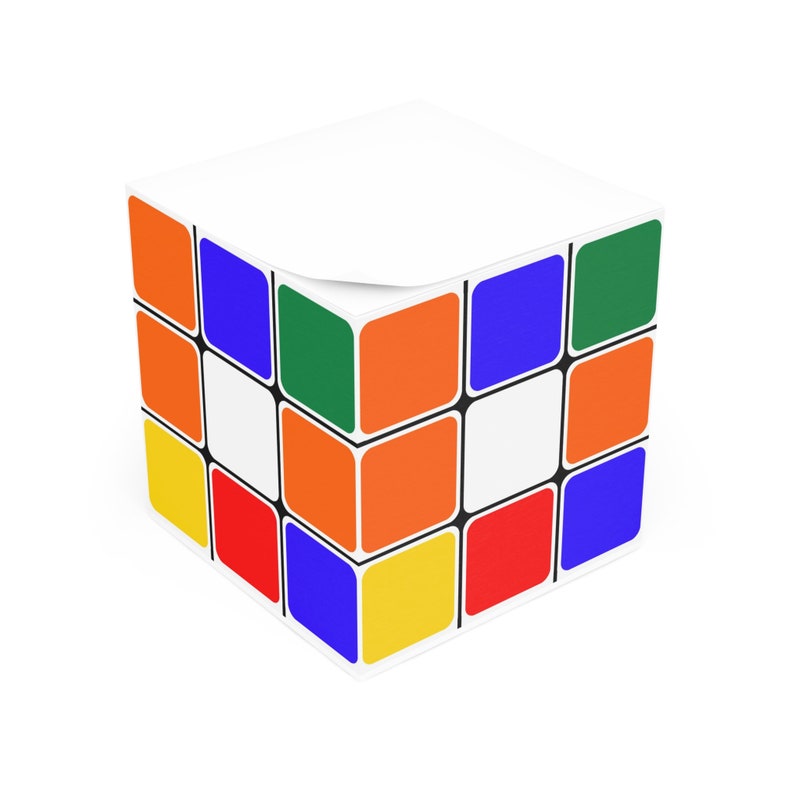 Blank Note Paper Cube Note Paper Refill Cube Ivory Note Etsy