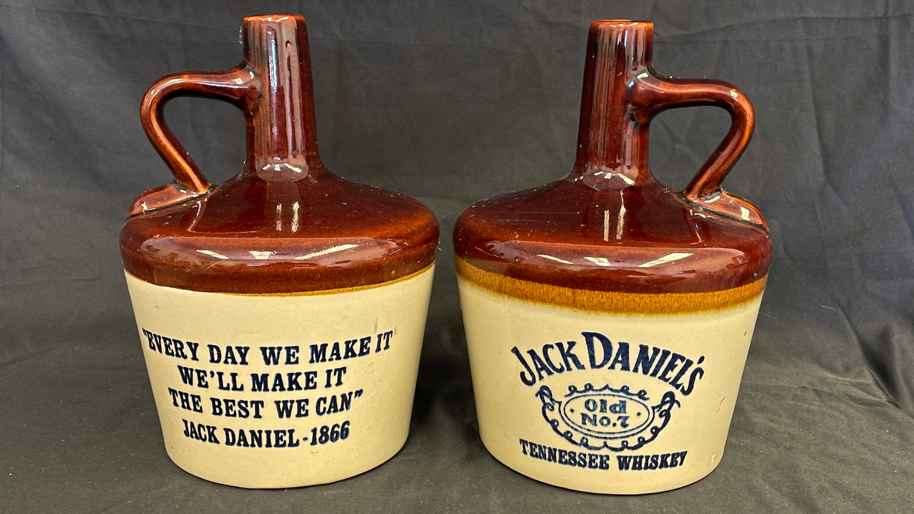 Jack Daniels Stoneware/ Crock Jugs 2 Etsy