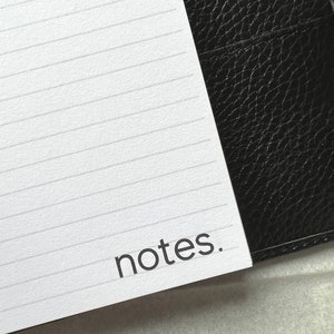 Note di ricarica per agenda a righe I Note Pagine per agenda a righe I Carta per appunti a righe A5 I Pagine per agenda a righe