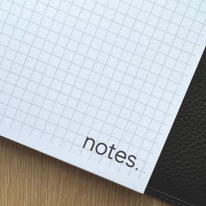 Appunti di ricarica del pianificatore grafico I Appunti I Pagine del pianificatore di note I Carta per appunti A5 I Pagine del pianificatore di note a griglia