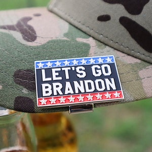 Let&#39;s Go Brandon Hat Clip Bottle Opener - Republican and Patriotic Gifts - F Joe Biden