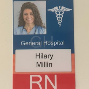 Customizable Nurse ID Card