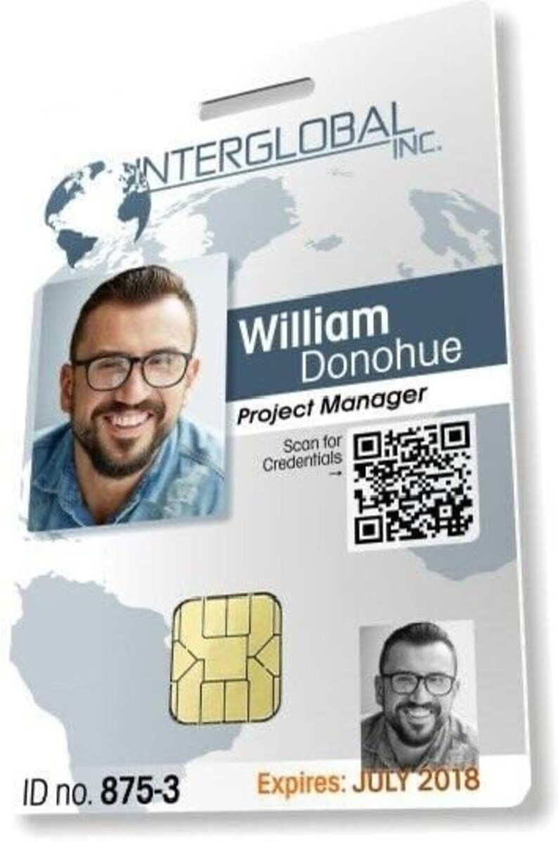 Full color custom printed id cards pvc digital high quality with