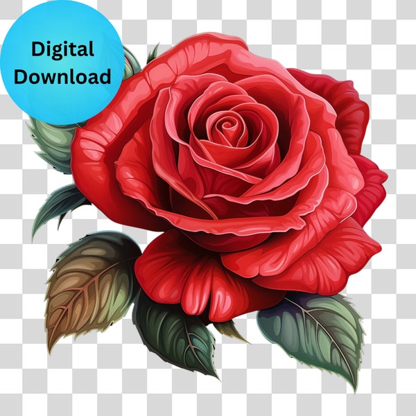 Rose Clipart, Rose Clip Art, Rose PNG