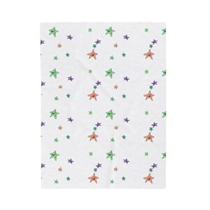 Velveteen Plush Blanket (Star Pattern)
