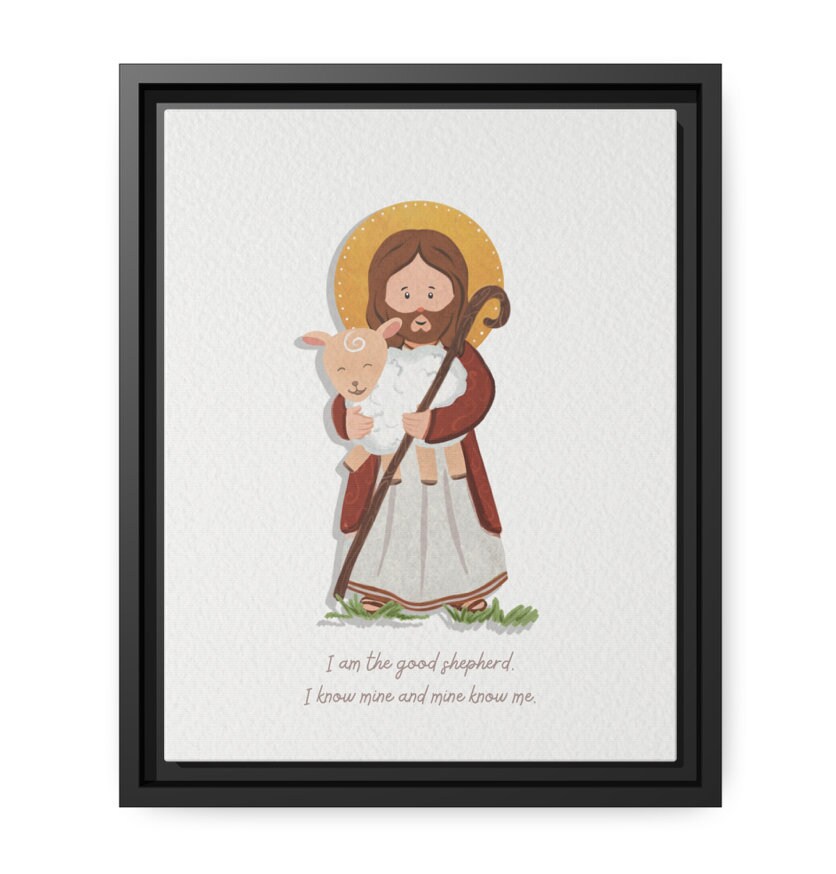 The Good Shepherd Watercolor Print: Kids Nursery Art (digital Download ...