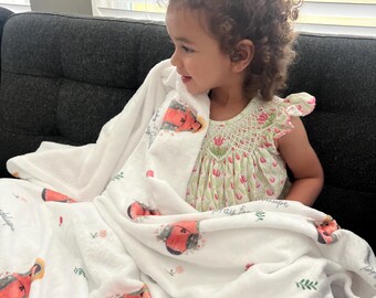 Our Lady of Guadalupe Throw Blanket | Catholic Gift | Marian Devotional | Cozy Christian Blanket