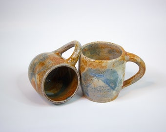 Whisper of Warmth | Soda Fired Ceramic Mugs, Pottery, Ceramics, Colorful, Handmade Mug
