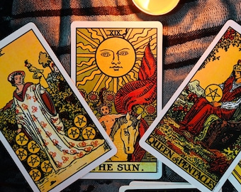 SAME HOUR 3 Question Tarot Reading, Fast Delivery