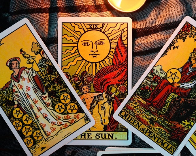 Featured listing image: SAME HOUR 3 Question Tarot Reading, Fast Delivery