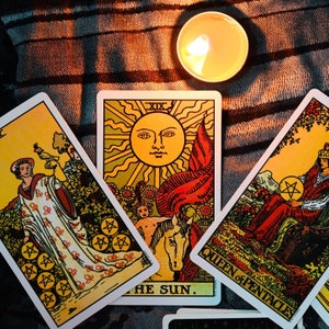 SAME HOUR 3 Frage Tarot Legung, schnelle Lieferung