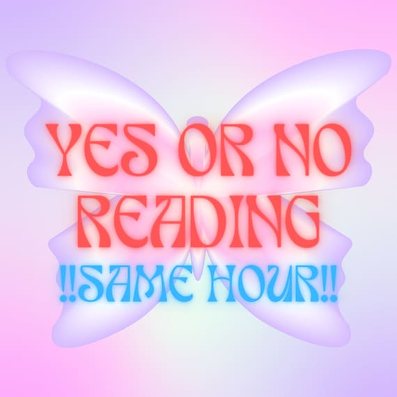 Quick YES or NO Psychic Reading Same Hour, Yes or No Questions, Psychic Reading, Tarot Reading
