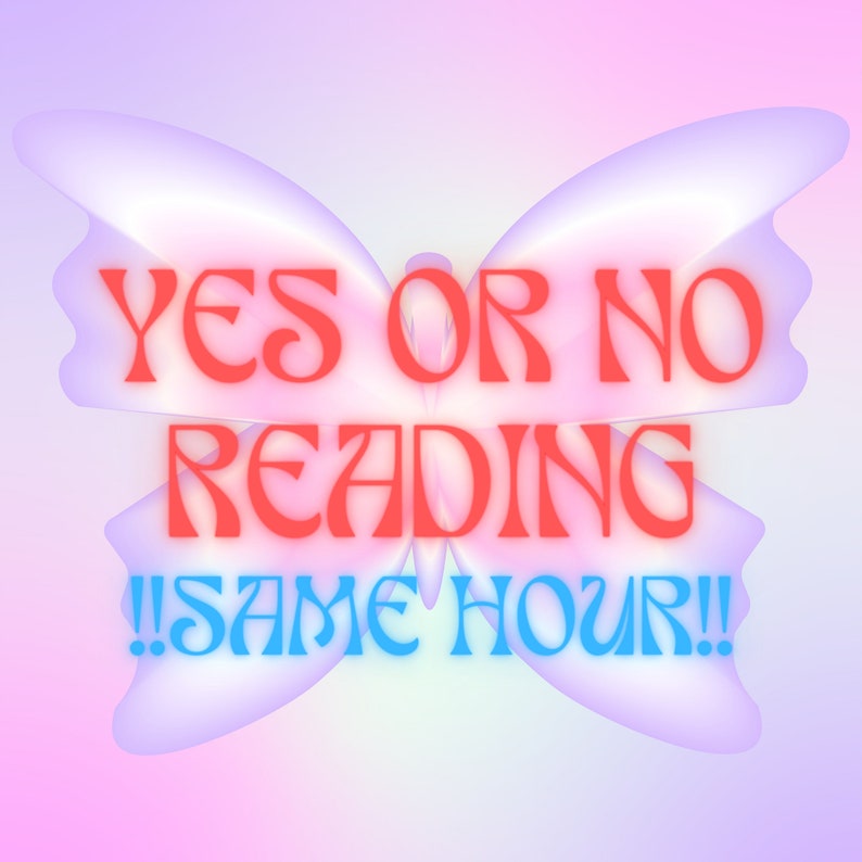 Snel JA of NEE Paranormaal lezen Hetzelfde uur, Ja of Nee vragen, Paranormaal lezen, Tarotlezen afbeelding 1