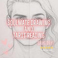 Soulmate Drawing + Tarot Reading, SAME HOUR, Draw My Soulmate, Your Future Husband/Wife, Soulmate Reading, Fast Delivery product logo