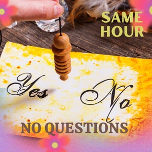 Pendel Same Hour Ja / Nein Lesen, Keine Fragen, Lernen Ja oder Nein ohne Fragen zu stellen