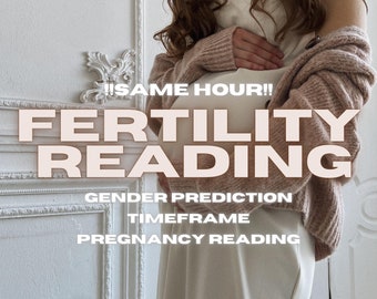 Fertility Tarot Reading, Conception & Gender Reading, (Gender Prediction, Timing, Pregnancy Blocks)  Same Hour, Fast Delivery