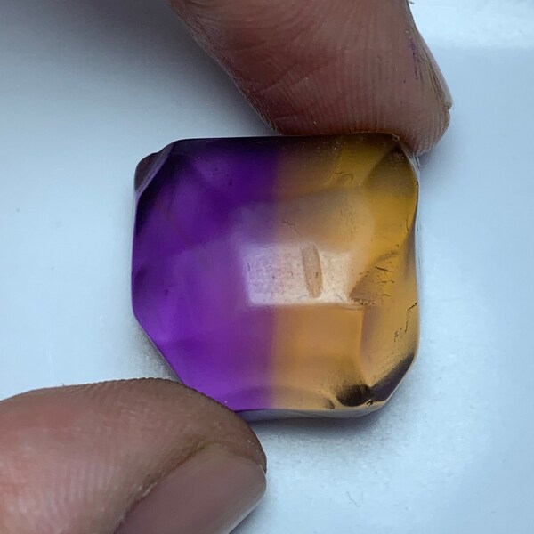 51.95 CT's Raw Bolivian Ametrine | Facet Rough Ametrine Jewelry | Facet Grade Bolivianite for Gems Cutter | Trystine