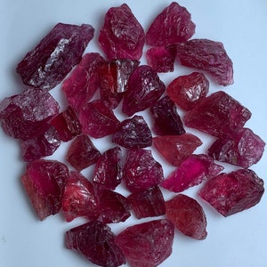 113.60 CT&#39;s Facetrough Rubellite Tourmaline | Facet Grade Rubelite Tourmalines | Raw Gemstones