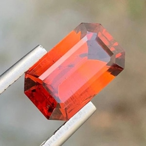 3.80 CT&#39;s Spessartine Garnet | Genuine Loose Orange Garnet Jewelry | Fanta Garnet Ring