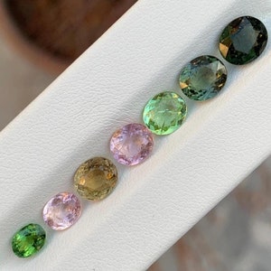 6.85 CT&#39;s Multi Color Tourmalines | Natural Loose Tourmaline Lot for Jewelry