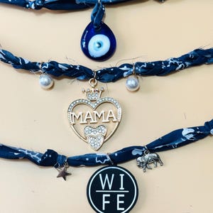 Bandana Charm Necklace